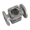 Sight glass device Series: 880 Type: 3884 Stainless steel/Borosilicate Vane PN40 Flange DN15